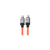 CABLU alimentare si date Baseus CoolPlay, Fast Charging Data Cable pt. smartphone, USB Type-C la USB Type-C 100W, 1m, portocaliu 