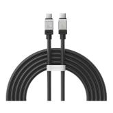 CABLU alimentare si date Baseus, Fast Charging Data Cable pt. smartphone, USB Type-C (T) la USB Type-C (T),  E-marker, 100W, 2m, negru, 