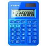 Calculator birou Canon LS100KMBL, 10 digiti, Dual power, culoare: albastru.