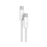 CABLU alimentare si date Baseus Dynamic, Fast Charging Data Cable pt. smartphone, USB Type-C la USB Type-C PD 100W, braided, 1m, alb 
