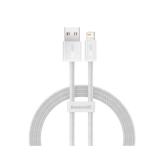 CABLU alimentare si date Baseus Dynamic Series, Fast Charging Data Cable pt. smartphone, USB la Lightning Iphone 2.4A, 1m, braided, alb 