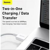 Cablu Baseus Superior 0.25m, alb