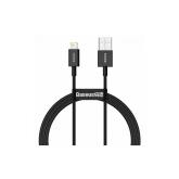 Cablu alimentare si date Baseus Superior, Fast Charging Data Cable pt. smartphone, USB la Lightning Iphone 2.4A, 1m, negru