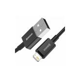 Cablu alimentare si date Baseus Superior, Fast Charging Data Cable pt. smartphone, USB la Lightning Iphone 2.4A, 1m, negru