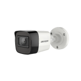 Camera de supraveghere Hikvision MINI BULLET DS-2CE16H0T-ITE 3.6mm  C fixed focal lens, Smart IR, up to 20 m IR distance, Transmits both HD video and power over the same coaxial cable,IP 5MP IP67, Material:Metal,Dimension:58 mm × 61 mm × 163 mm, Weight 35