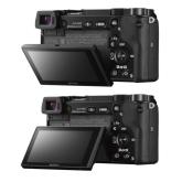 Camera foto Sony A6000 Black + obiectiv SEL 16-50mm, rezolutie 24.3 MP ,senzor Exmor APS HD CMOS, procesor BIONZ X, Wi-Fi si NFC, Autofocalizarecu detectia fazei in 179 puncte, ecran LCDTruBlackrabatabil 180 grade3