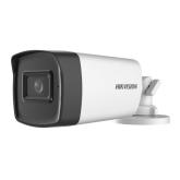 Camera supraveghere Hikvision Turbo HD bullet DS-2CE17H0T-IT3FS(3.6mm), 5MP, microfon audio incorporat, senzor 5 MP CMOS, rezolutie: 2560 (H) × 1944 (V)@20fps, iluminare: 0.01 Lux @ (F1.2, AGC ON), 0 Lux with IR, lentila: 3.6 mm, unghi vizualizare: horizo