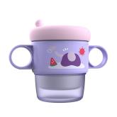 Cana termos cu manere si capac, mov, 250 ml, U-Grow