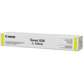 Toner Canon 034Y, yellow, capacitate 7300 pagini, pentru IR1225 / IR1225IF