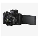 Camera foto Canon EOS M50 Mark II, Black KIT EF-M15-45 IS STM, 24.1 MP, DIGIC 8, ecran 3