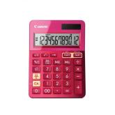 Calculator birou Canon LS123KPK roz, 12 digiti, ribbon, display LCD, functie business, tax si conversie moneda