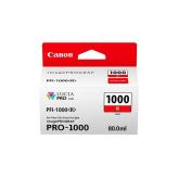 Cartus cerneala Canon PFI-1000R , red, capacitate 80ml, pentru Canon imagePROGRAF PRO-1000.