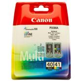 Cartus cerneala Canon PG-40 + CL-41, multipack (black, color), Canon Pixma IP1200, Pixma IP1300, Pixma IP1600, Pixma IP1700, Pixma IP1800, Pixma IP1900, Pixma IP2200, Pixma IP2500, Pixma IP2600, Pixma MP140, Pixma MP150, Pixma MP160, Pixma MP170, Pixma MP