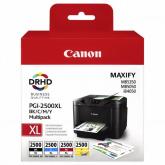 Cartus cerneala Canon PGI2500XLMULTI, multipack, Dual Resistant High Density, pentru Canon Maxify IB4050, MB5050, MB5350