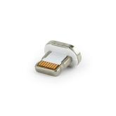 CAP MAGNETIC pt. cablu GEMBIRD, USB 2.0, Lightning (T), alb, 
