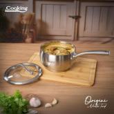 CASEROLA INOX+ CAPAC 16X9 CM, 1.8 L, NICOLAI TAND, COOKING BY HEINNER