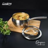 CASEROLA INOX+ CAPAC 16X9 CM, 1.8 L, NICOLAI TAND, COOKING BY HEINNER
