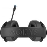 Casti over-ear AQIRYS Altair, sistem de sunet 7.1 Virtual Surround, cu fir, cu microfon flexibil, interfata USB 2.0