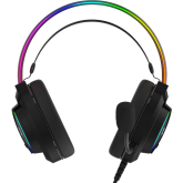 Casti over-ear AQIRYS Cygnus, sistem de sunet 7.1 Virtual Surround, cu fir, cu microfon flexibil, interfata USB 2.0
