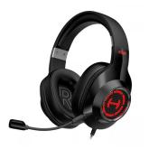 CASTI Edifier, cu fir, gaming, utilizare multimedia, microfon pe casca, detasabil, conectare prin USB 2.0, negru, 