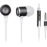 CASTI Gembird, cu fir, intraauriculare, pt smartphone, microfon pe fir, conectare prin Jack 3.5 mm, alb / negru, 