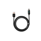 CABLU alimentare si date Baseus Display, Fast Charging Data Cable pt. smartphone, USB la USB Type-C 66W, braided, 1m, negru 