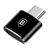 ADAPTOR Baseus Mini OTG, USB Type-C(T) to USB 3.0(M), corp metalic, negru 