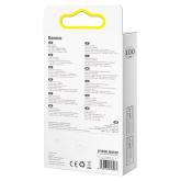 CABLU alimentare si date Baseus, Fast Charging Data Cable pt. smartphone, USB la USB Type-C (T), 100W, 480Mbps, aliaj zinc, braided(nylon), 1m, negru, 