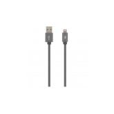TNB USB/LIGHTNING BRAIDED CABLE 2M GREY 