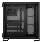 Carcasa Corsair 6500D Airflow Midi-Tower, Tempered Glass - schwarz 