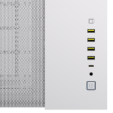 Carcasa Corsair 6500D Airflow Midi-Tower, Tempered Glass - weiß 