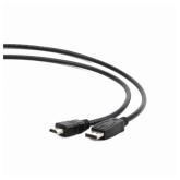 CABLU video GEMBIRD, adaptor DisplayPort (T) la HDMI (T), 10m, negru, 