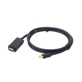 CABLU video GEMBIRD, adaptor Mini-DisplayPort (T) la HDMI (T), 1.8m, rezolutie maxima 4K UHD (3840 x 2160) la 30 Hz, negru, 