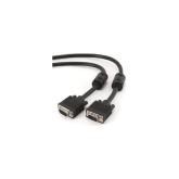 CABLU video GEMBIRD, VGA (T) la VGA (T), 3m, premium, dublu ecranat, negru, 