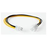 CABLU alimentare GEMBIRD, prelungitor ATX 4-pin (T) la ATX 4-pin (M), 0.3m, 