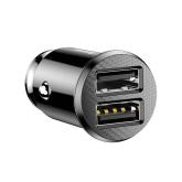 INCARCATOR auto Baseus Grain, 2 x USB Output 5V/3.1A total ambele porturi, pt. bricheta auto, negru 