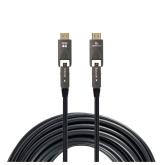 CABLU video GEMBIRD, HDMI (T) la HDMI (T), 30m, premium AOC (Active Optical Cable), conectori auriti, rezolutie maxima 4K (3840 x 2160) la 60 Hz, negru, 