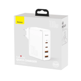 INCARCATOR retea Baseus GaN2 Pro, Quick Charge 100W, 2 x USB, 2 x USB Type-C, alb 