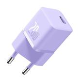 INCARCATOR retea Baseus Mini, GaN5 Fast Charger 20W, 1 x USB Type-C,  violet 