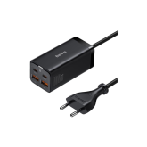 INCARCATOR retea Baseus GaN3 Pro, Quick Charge 100W, 2 x USB, 2 x USB Type-C, negru 