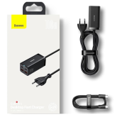 INCARCATOR retea Baseus GaN3 Pro, Quick Charge 100W, 2 x USB, 2 x USB Type-C, negru 