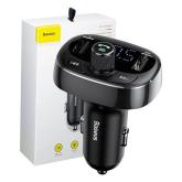 MODULATOR AUTO FM T-Typed, Bluetooth 4.2, 2 x USB 5V/3.4A max, 12V-24V, frecventa modulator FM: 87,5-108.0MHZ, format MP3/WAV/FLAC/APE/WMA, answer/reject/hang up/redial, black 