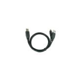 CABLU alimentare si date GEMBIRD, pt. smartphone, USB 2.0 (T) la Mini-USB 2.0 (T), 0.9m, conectori auriti, extra power socket USB 2.0 (T), negru, 