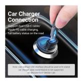 Adaptor USB OTG Vention, USB 2.0 (T) la USB Type-C (M),  rata transfer 480 Mbps, invelis PVC, negru, 