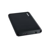 RACK extern CHIEFTEC, pt HDD/SSD, 2.5 inch, S-ATA, interfata PC USB 3.0, aluminiu, negru, 