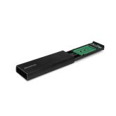 RACK extern CHIEFTEC, pt. SSD, M.2, M.2, interfata PC USB 3.2 Type C, toolless, aluminiu, negru, 