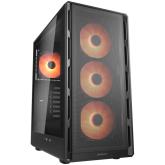 COUGAR AIRFACE PURE PRO PC Case, Mid Tower, Black