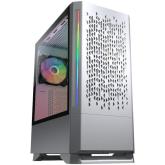 COUGAR | MX430 Air RGB White | PC Case | Mid Tower / Air Vents Front Panel with ARGB strips / 3 x ARGB Fans / 4mm TG Left Panel