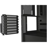 COUGAR | FV270 Black | PC Case | Mid tower / Tempered, Curved Glass Perimeter / Quick Detachable Air Filters / Up to 9 Fans (1x120mm RGB Preinstalled) / Black
