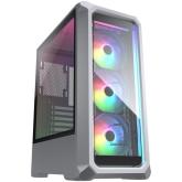 COUGAR | Archon 2 RGB White) | PC Case | Mid Tower / TG Front Panel / 3 x ARGB Fans / 3mm TG Left Panel